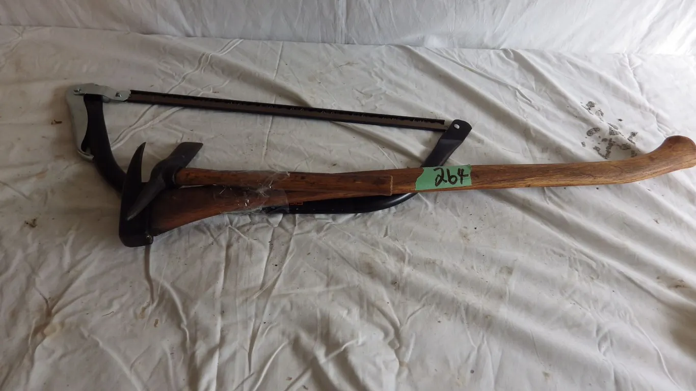 tools including Chipping hammer and swede saw