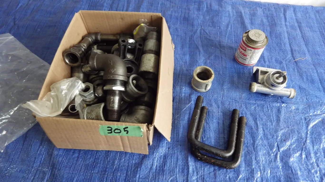 black iron pipe fittings etc