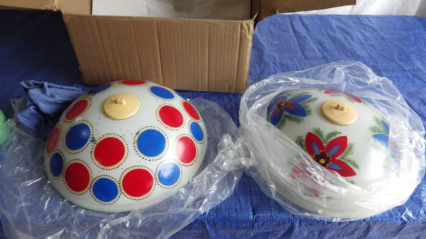 Hand painted decorative light shades