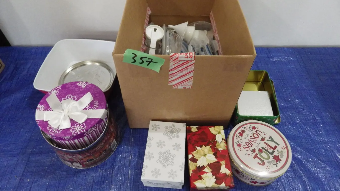 assorted glass and plastic storage containers