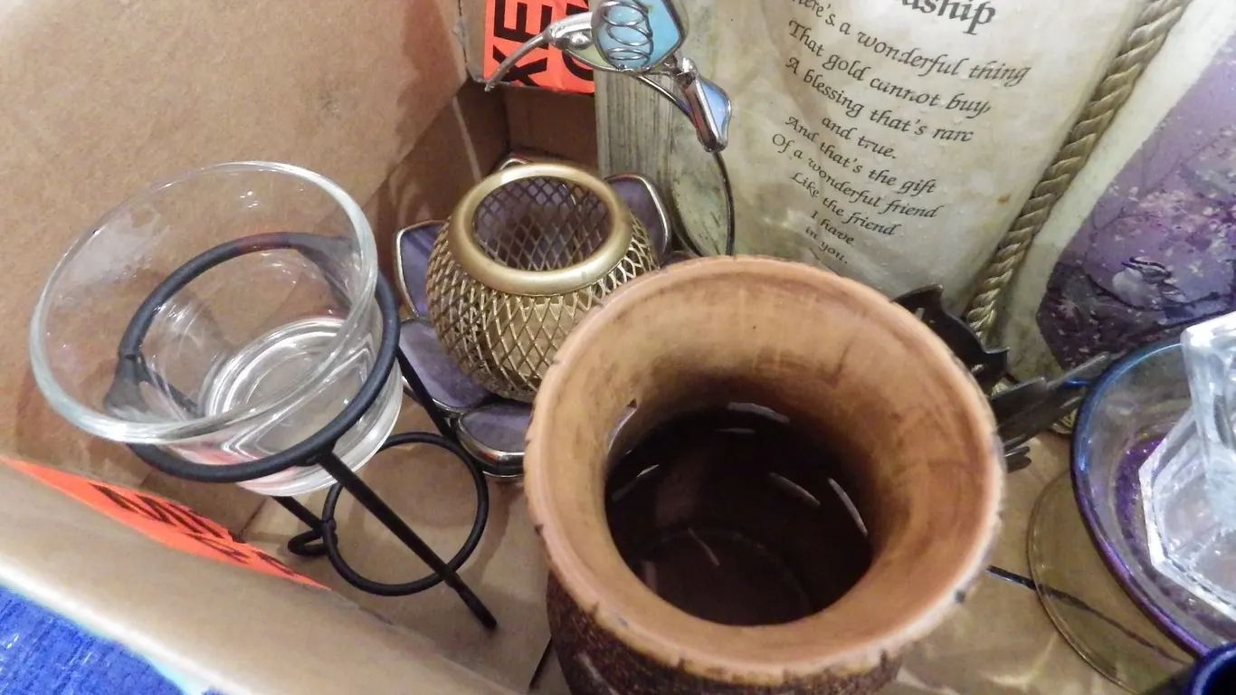 candle holders and decorative items
