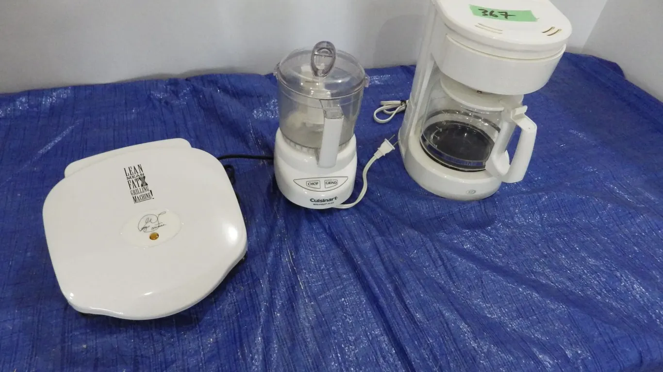 lean mean fat grilling machine , Coffee maker, Electric food chopper