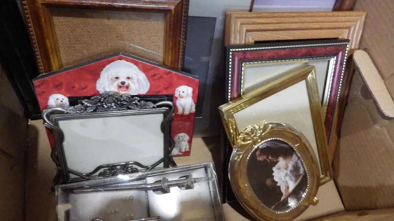 assorted picture frames