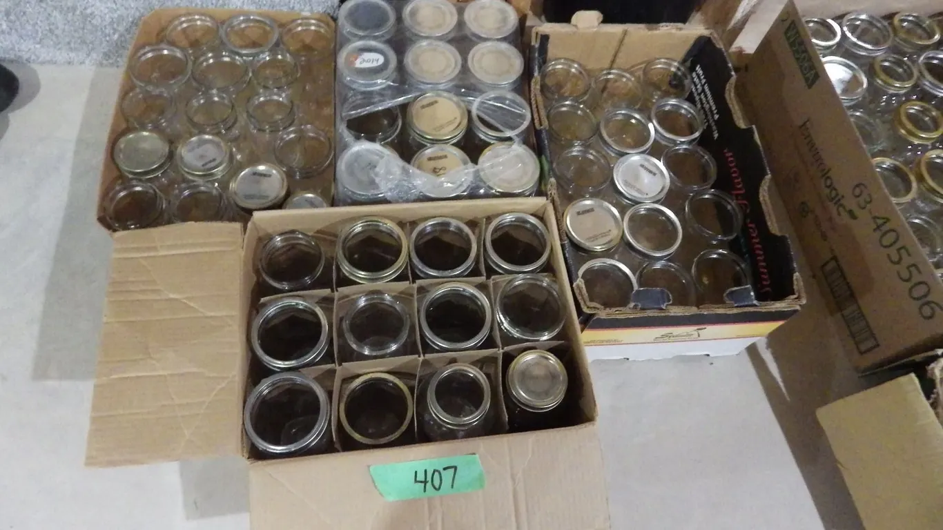 glass canning jars