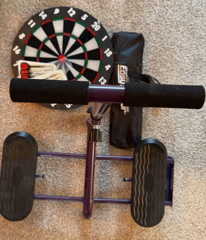 Easy Shaper Total Body Workout Device With Carrying Bag and Dartboard Set