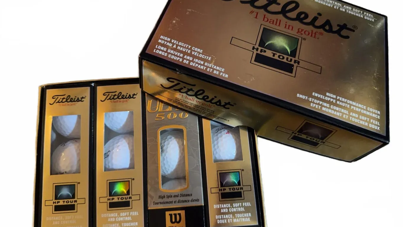 Titleist Tour Balata and Tour 5000 Golf Balls Boxed Sets, Unused