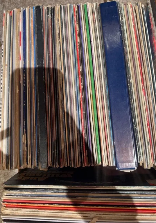 Vinyl Records Including Patrick Hernandez and Crystal White Stand Back