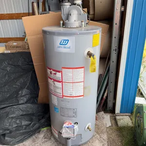 John Wood Natural Gas Water Heater Model JHWG50S, 50 US Gal, Working Condition