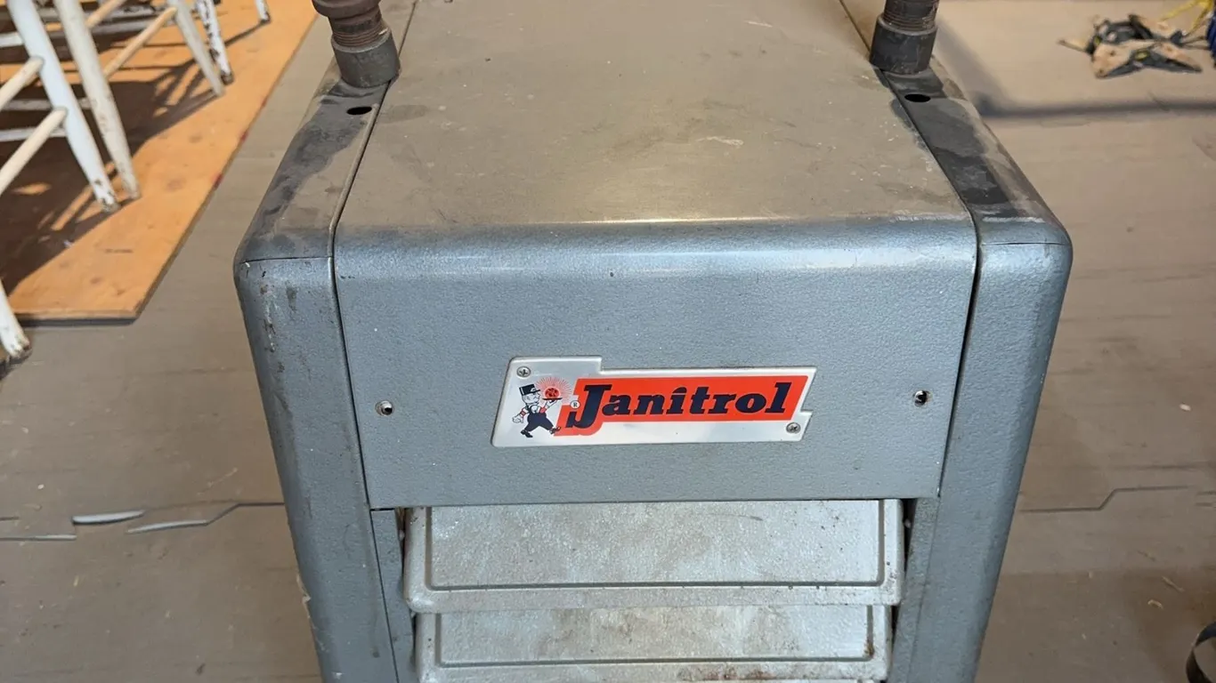 Janitrol Floor Furnace Unit with Gas Valve and Piping