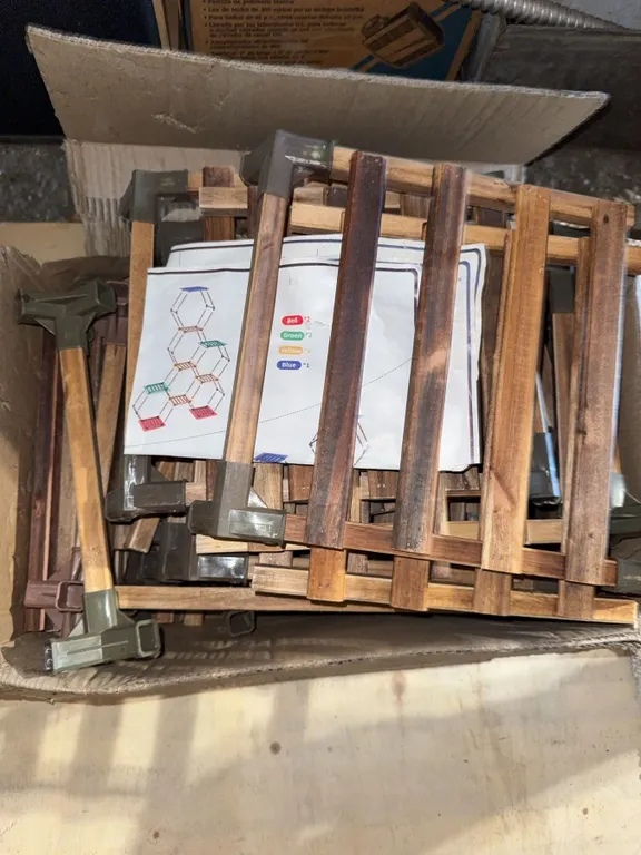 Expandable Wooden Cube Organizer Shelf System With Instructions, Multiple Panels