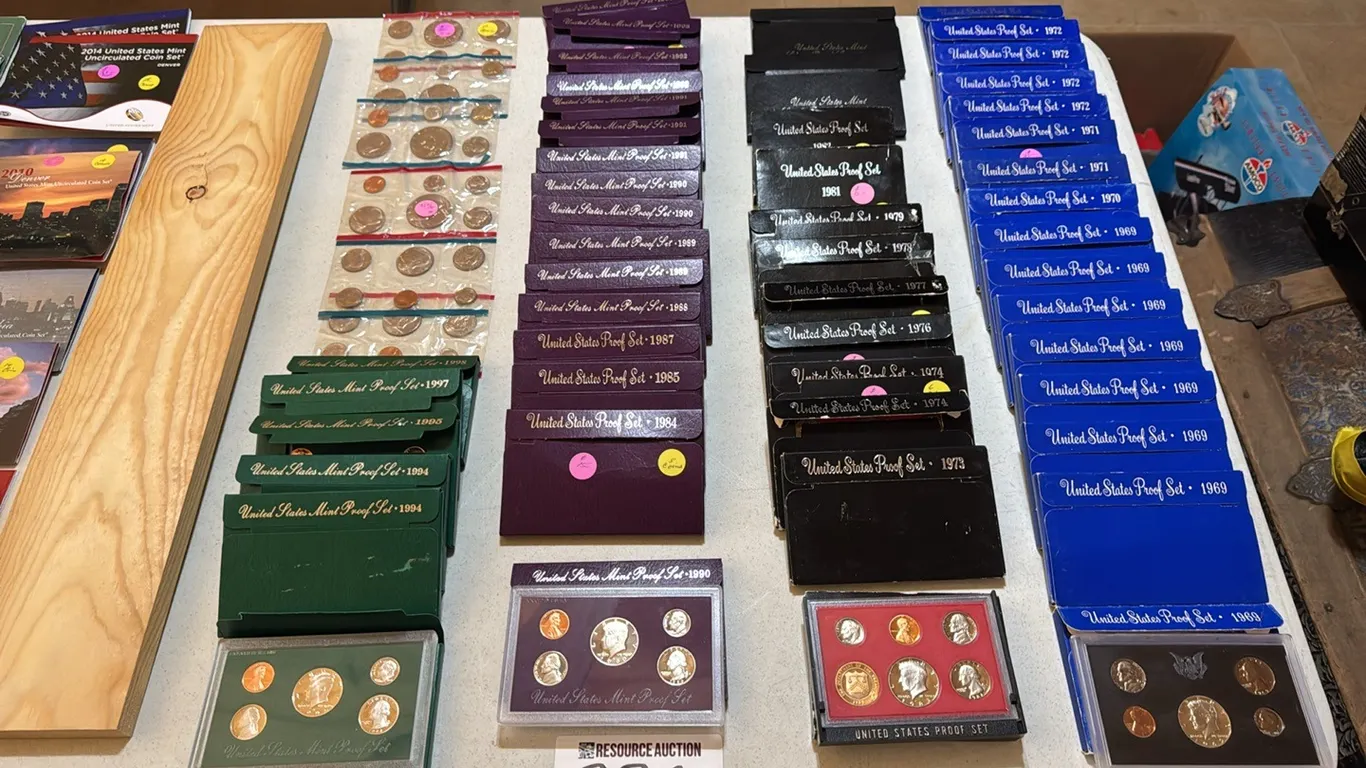 Assorted United States Proof coin sets