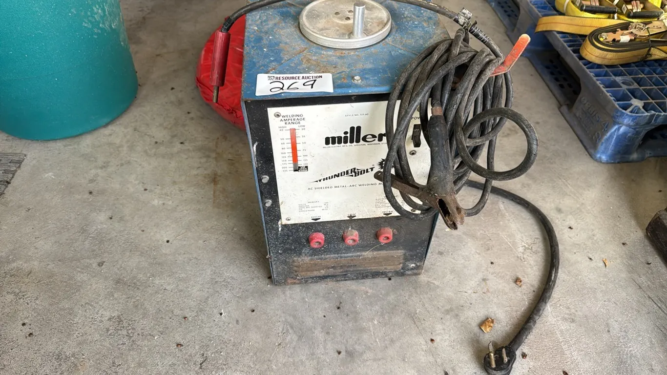 Miller Thunderbolt 225v Arc Welder