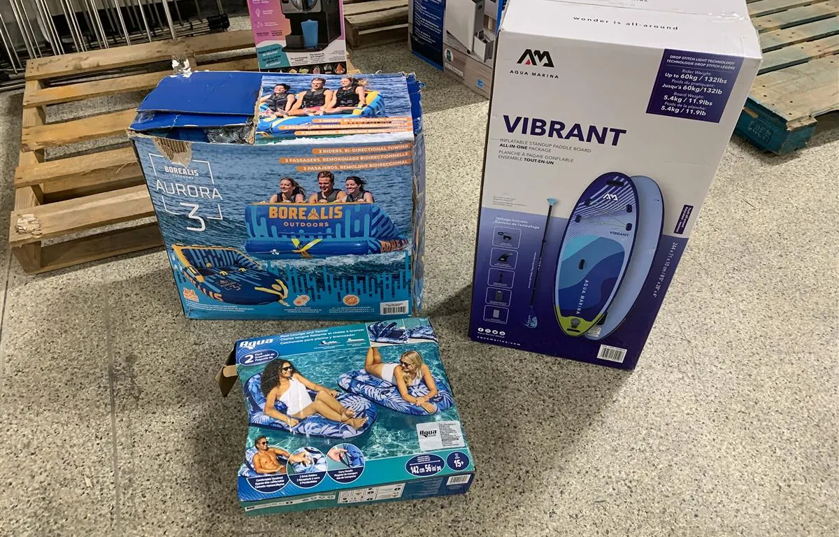 Stand Up Paddle Board, Inflatable Ride On and Loungers
UNRESERVED