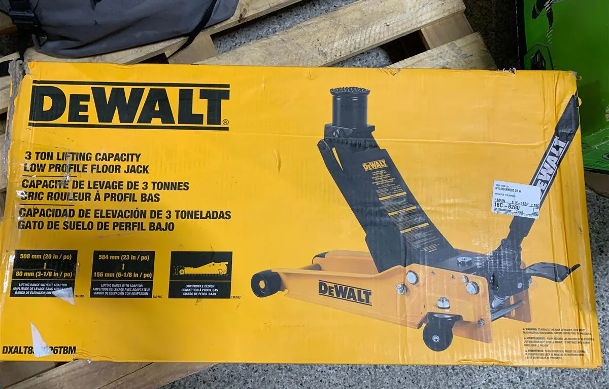 DeWalt 3-Ton Low Profile Floor Jack
UNRESERVED