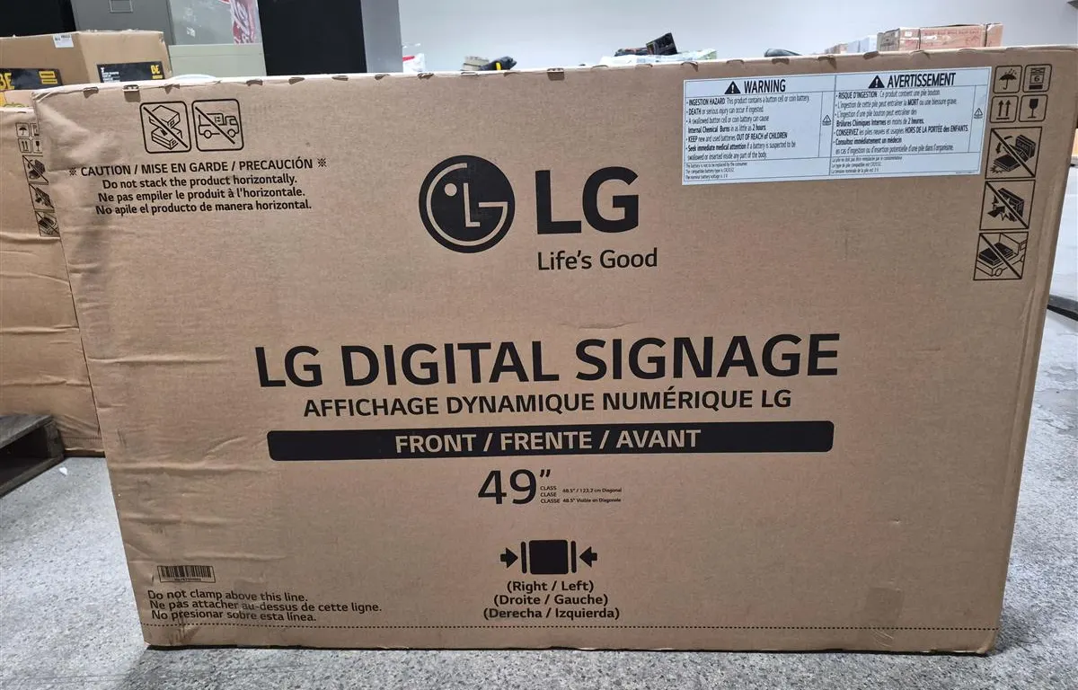LG 49'' Digital Signage Display
UNRESERVED