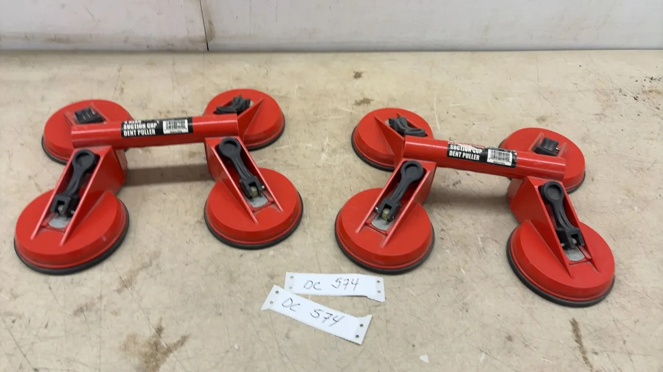 Grip 4-Head Suction Cup Dent Pullers, Model 21214, Lot of 2