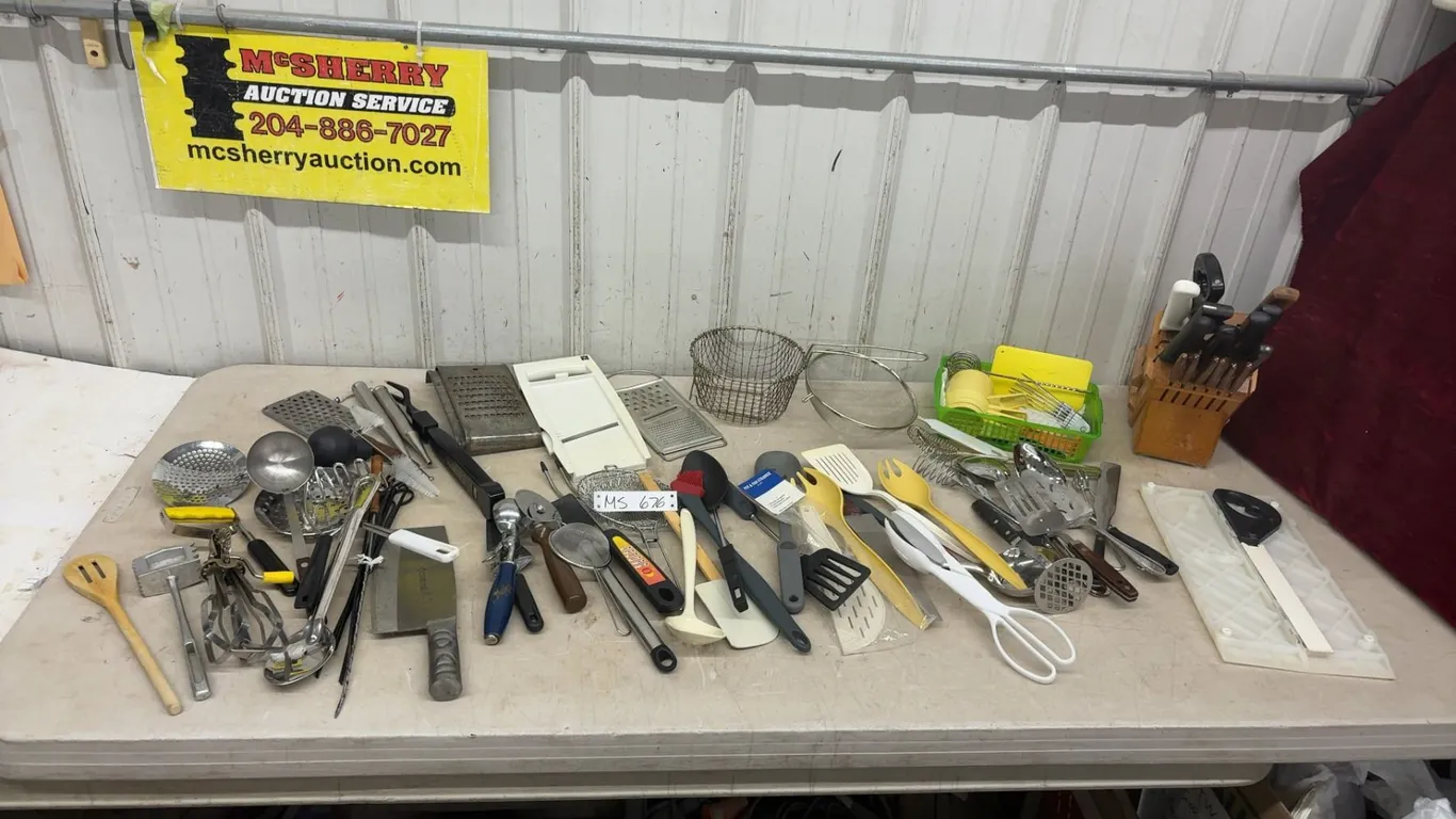 Large Lot of Kitchen Utensils: Cheese Graters and Measuring Cups