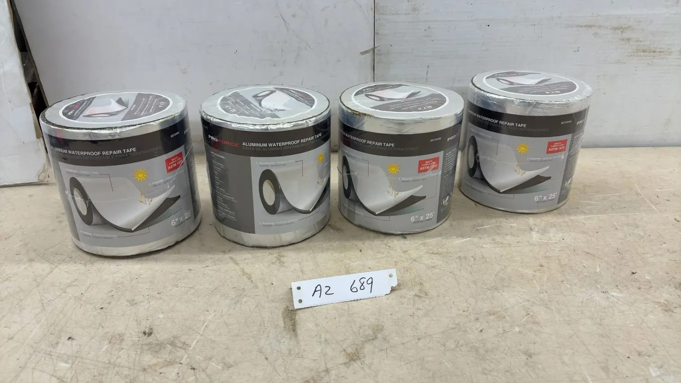 New 4 Rolls ProForce Aluminum Waterproof Repair Tape