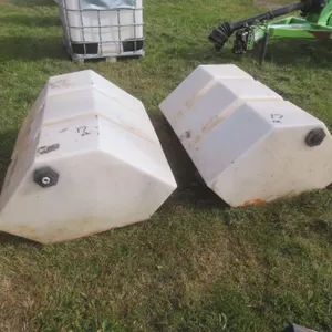 2 Poly Salt Water Tanks off Sander Truck – Approx. 50 Gal Each