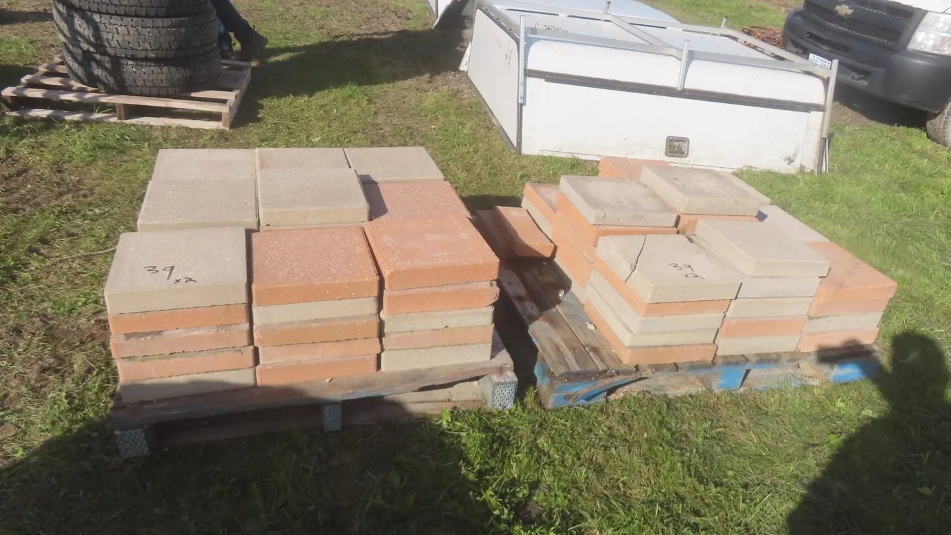 2 Pallets of Patio Brick – Approx. 12" × 12" × 2-1/2" Each