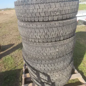 6 Continental 225/70R19.5 Tires