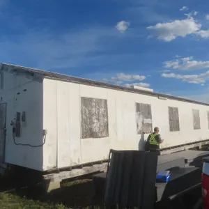 20' × 60' Sheet Metal Building – Wired and Insulated
