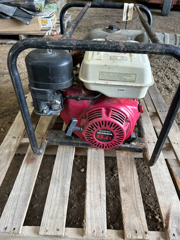 Honda 3 Inch Trash Pump w/ Honda GX 240 5.5HP Motor - Was running when put away