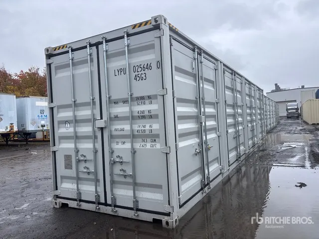 2026 40 ft High Cube Multi-Door Storage Container