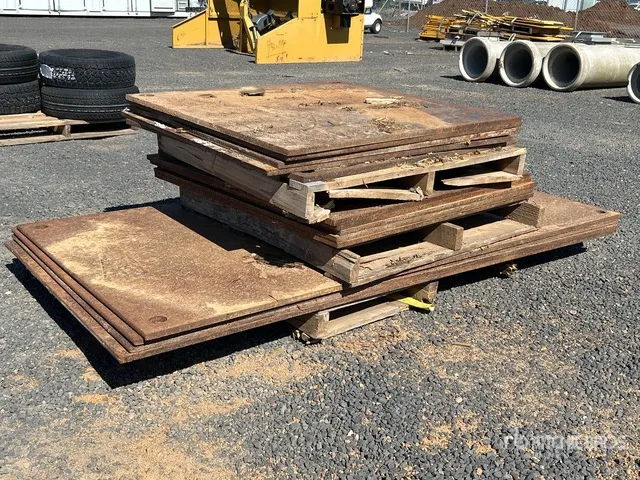 Quantity of 1200 mm x (20 mm Thick) Steel Plates