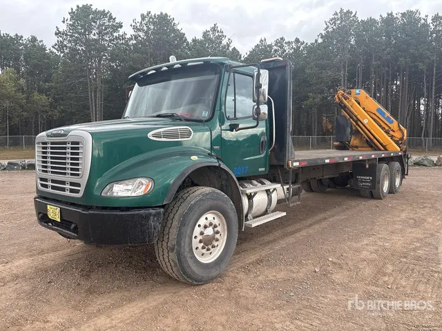 Effer 210 5S Knuckle Boom on 2007 Freightliner M2 112 6x4 Boom Truck