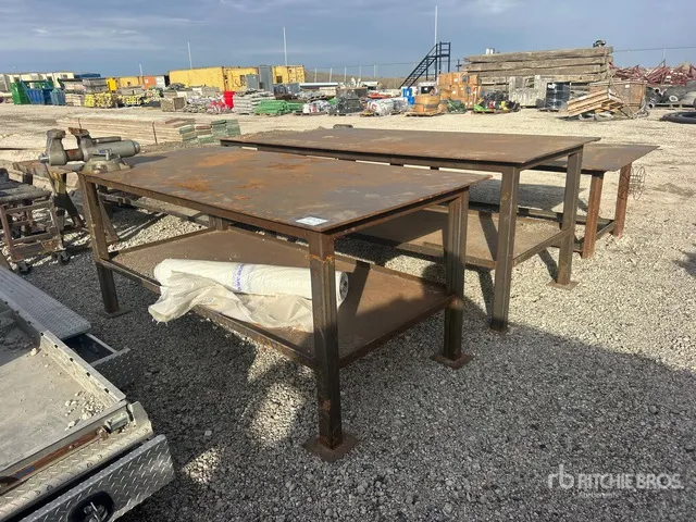Quantity of (3) 8 ft Workbench