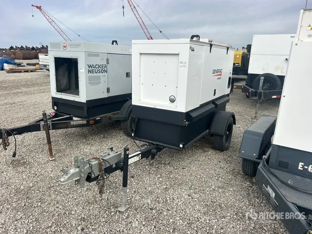 2021 Generac MMF55DF4 44 kVA Mobile Generator Set