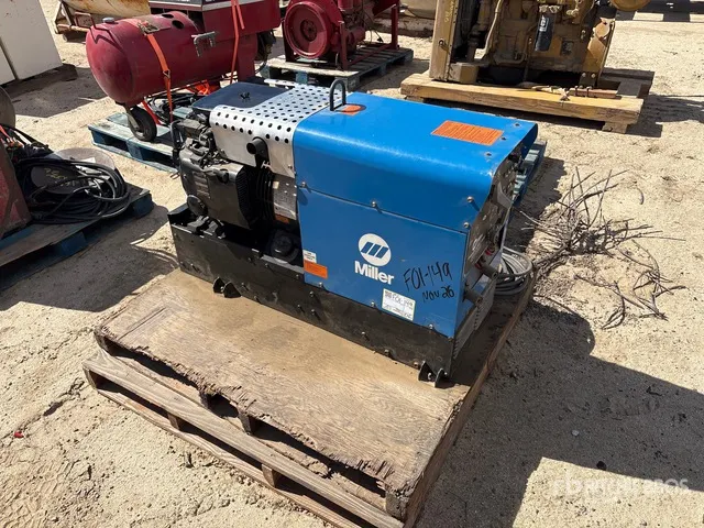 1987 Miller Trailblazer 250G 250 A Skid-Mounted Multi-Process Engine Driven Welder