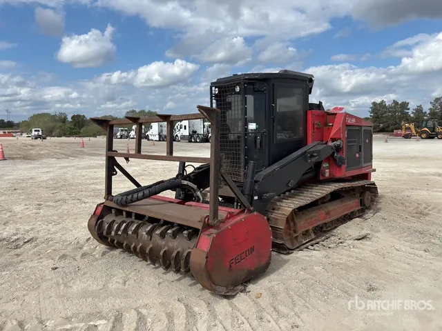 2015 Fecon FTX128 Skid Steer Mulcher Tractor