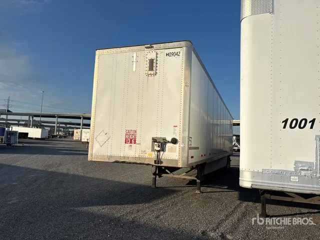 2015 Wabash 53 ft x 102 in T/A Van Trailer
