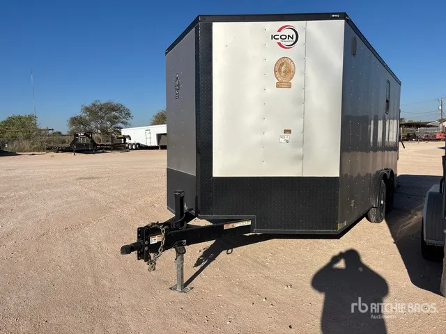 2023 Icon Trailer 16 ft T/A Enclosed Trailer