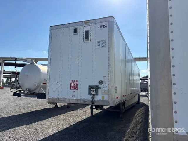2015 Wabash DVCVHPC 53 ft x 102 in T/A Van Trailer