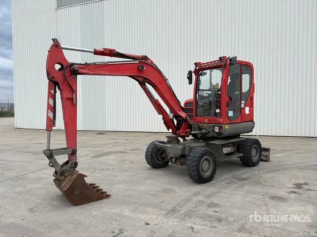 2014 Wacker Neuson 6503-2 Pelle Sur Pneus Wheel Excavator