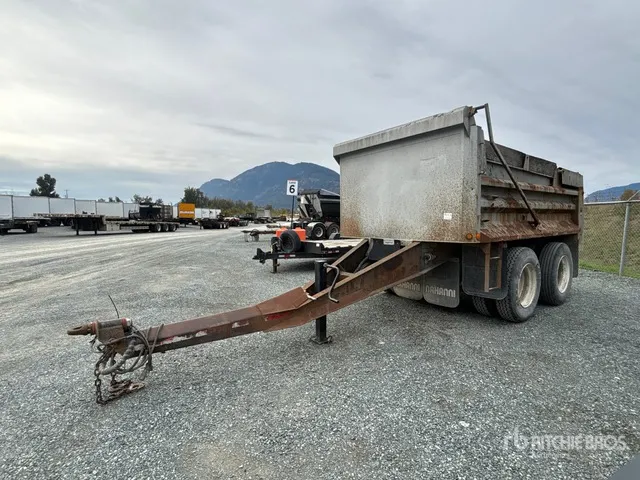 2013 Nahanni 13 ft T/A Pup Dump Trailer