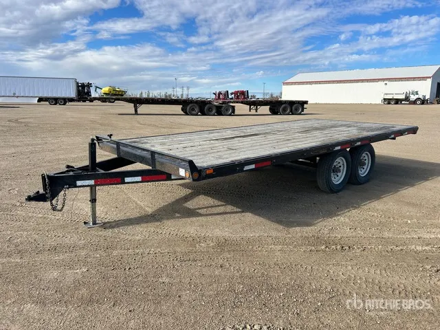2016 Rainbow 18 ft T/A Flatbed Trailer