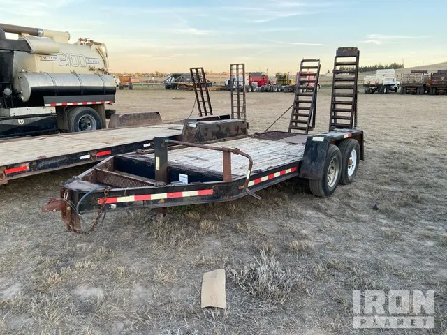 1999 Western Pro 14 ft T/A Equipment Trailer