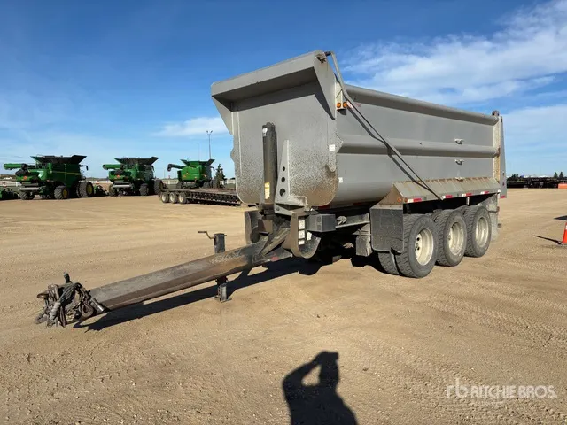 2020 Langfab 20 ft Tri/A Pup Dump Trailer