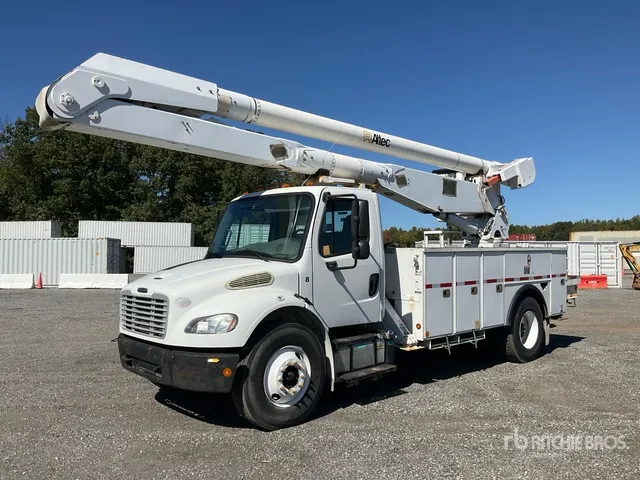 2013 Altec AA755 55 ft on 2014 Freightliner M2 106 4x2 Bucket Truck