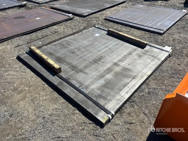 72 in x 74 in (.75 in Thick) Steel Plates