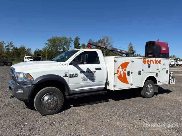2016 Ram 5500 4x4 Service Truck