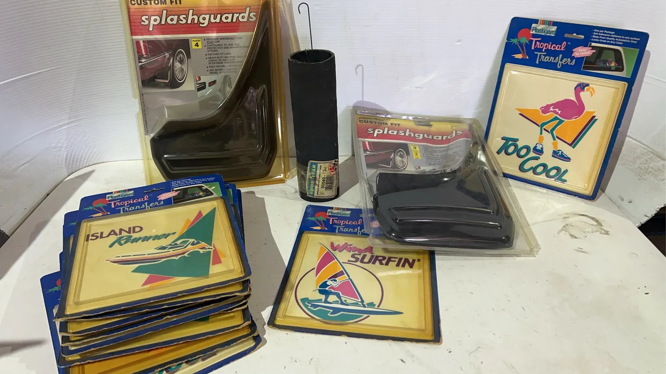 Assorted Splashguards & Stickers