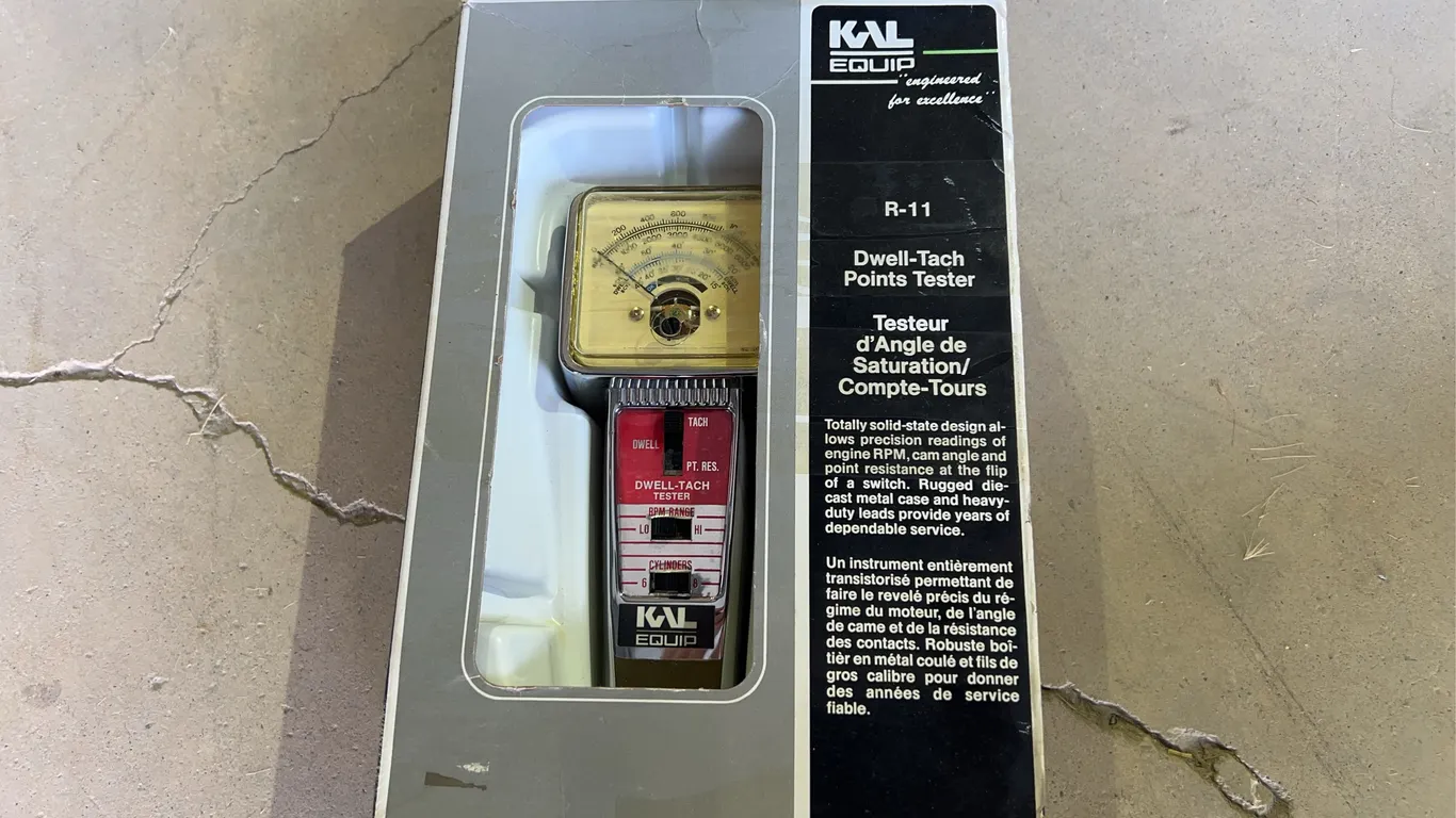 Dwell Tach Points Tester
