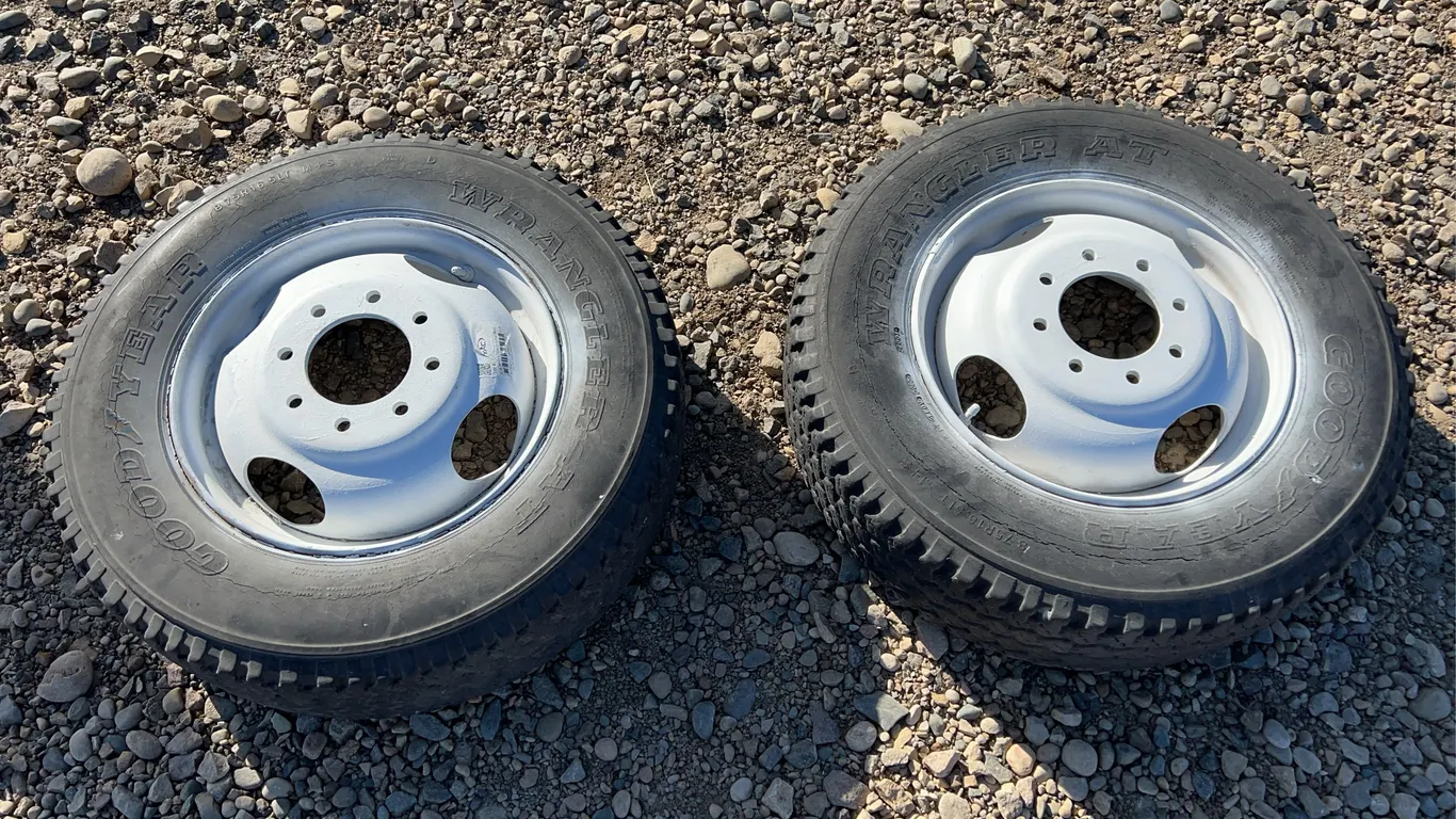2 - 8.75R16.5 Tires On 8 Hub Rims