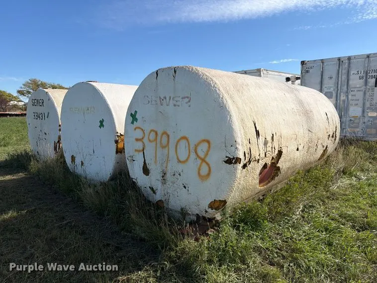 (3) septic tanks