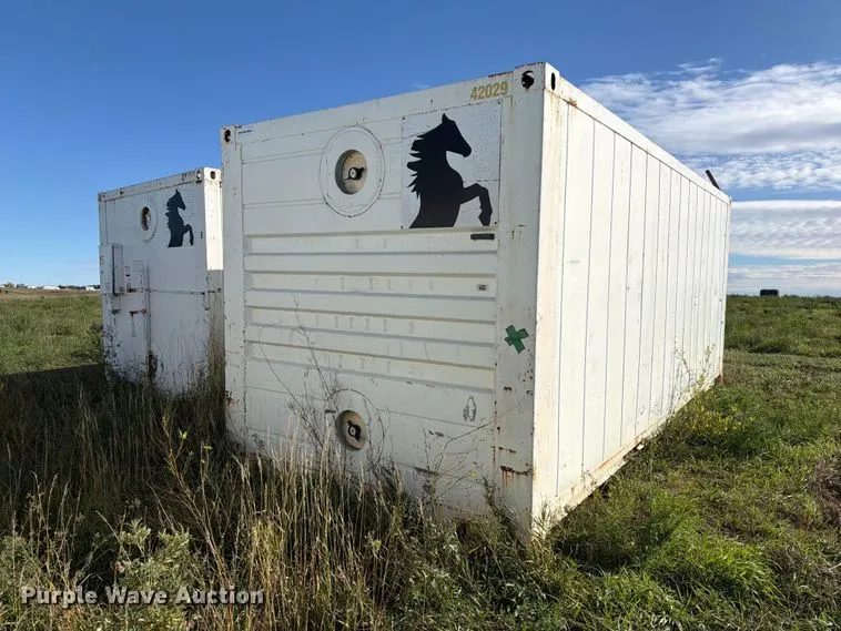 (2) water tank containers